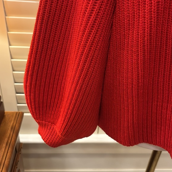 Tuckernuck Red Ruffle Neck Sweater - Picture 5 of 6